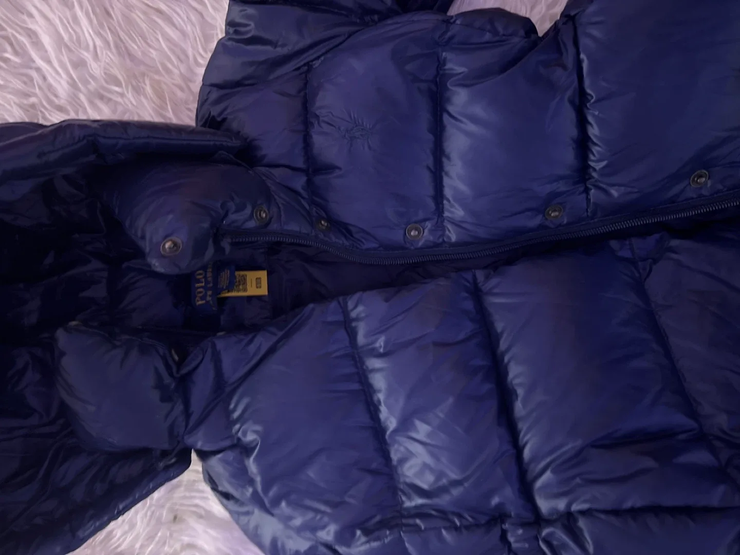 Polo Ralph Lauren Navy Blue Puffer Jacket - Size 4/4T image indicator(2)