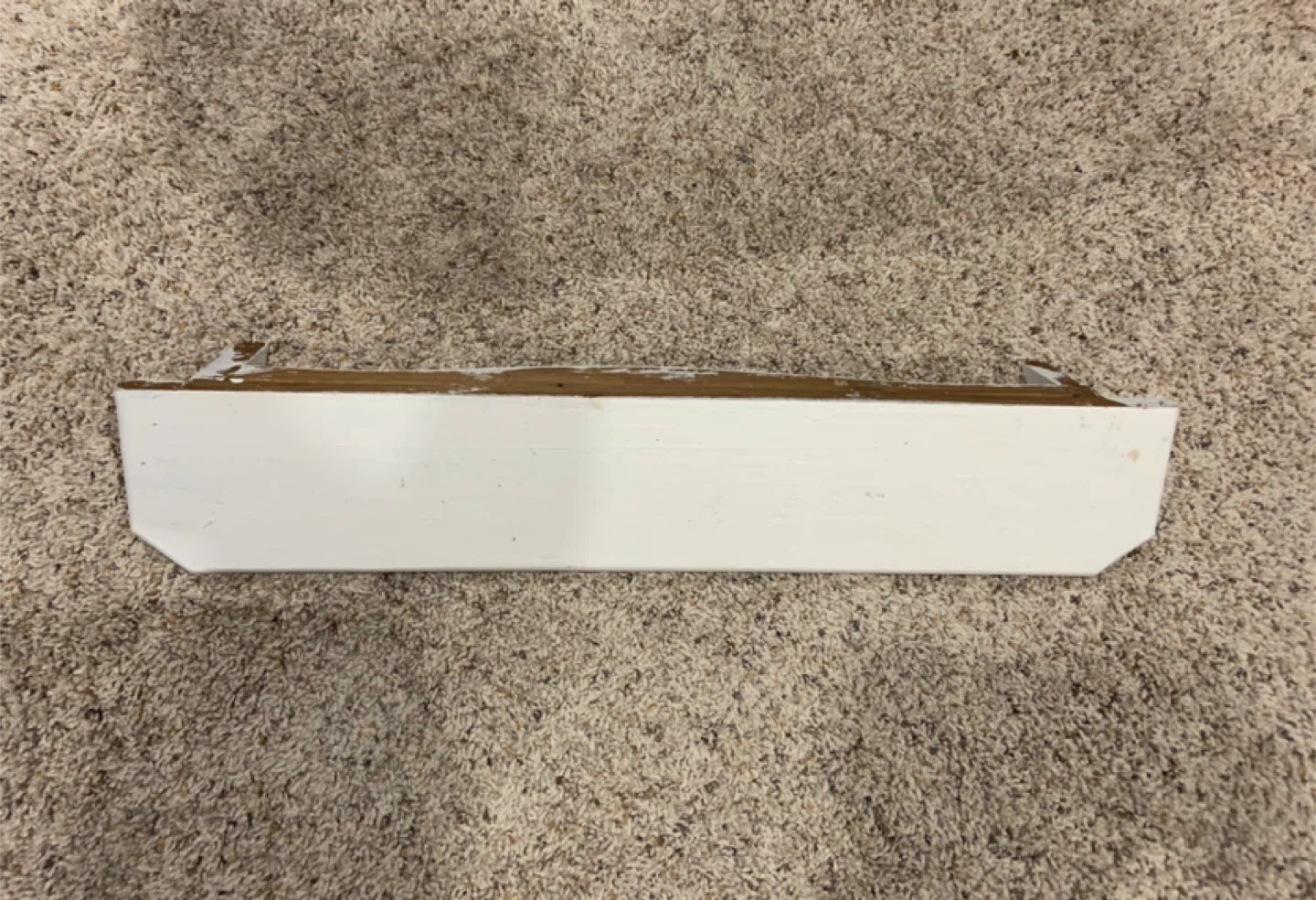 White Wooden Wall Shelf - 22 inches - photo 3