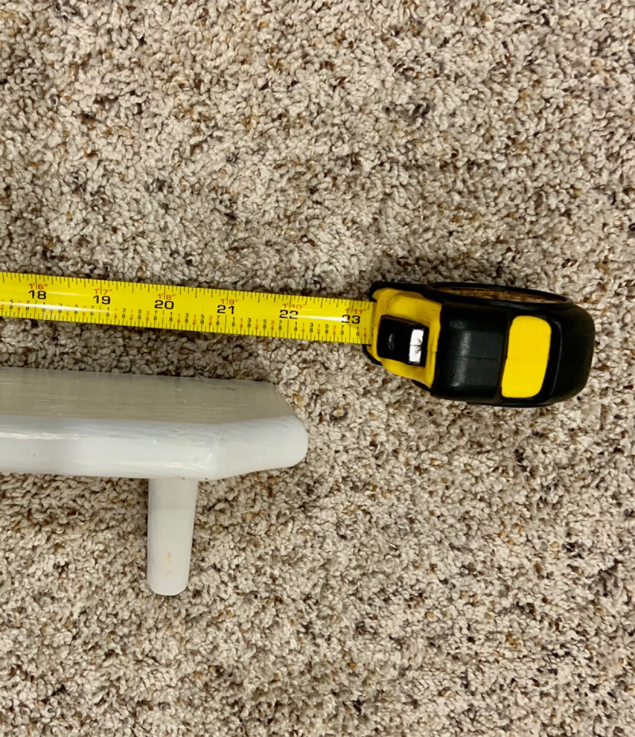 White Wooden Wall Shelf - 22 inches - photo 4