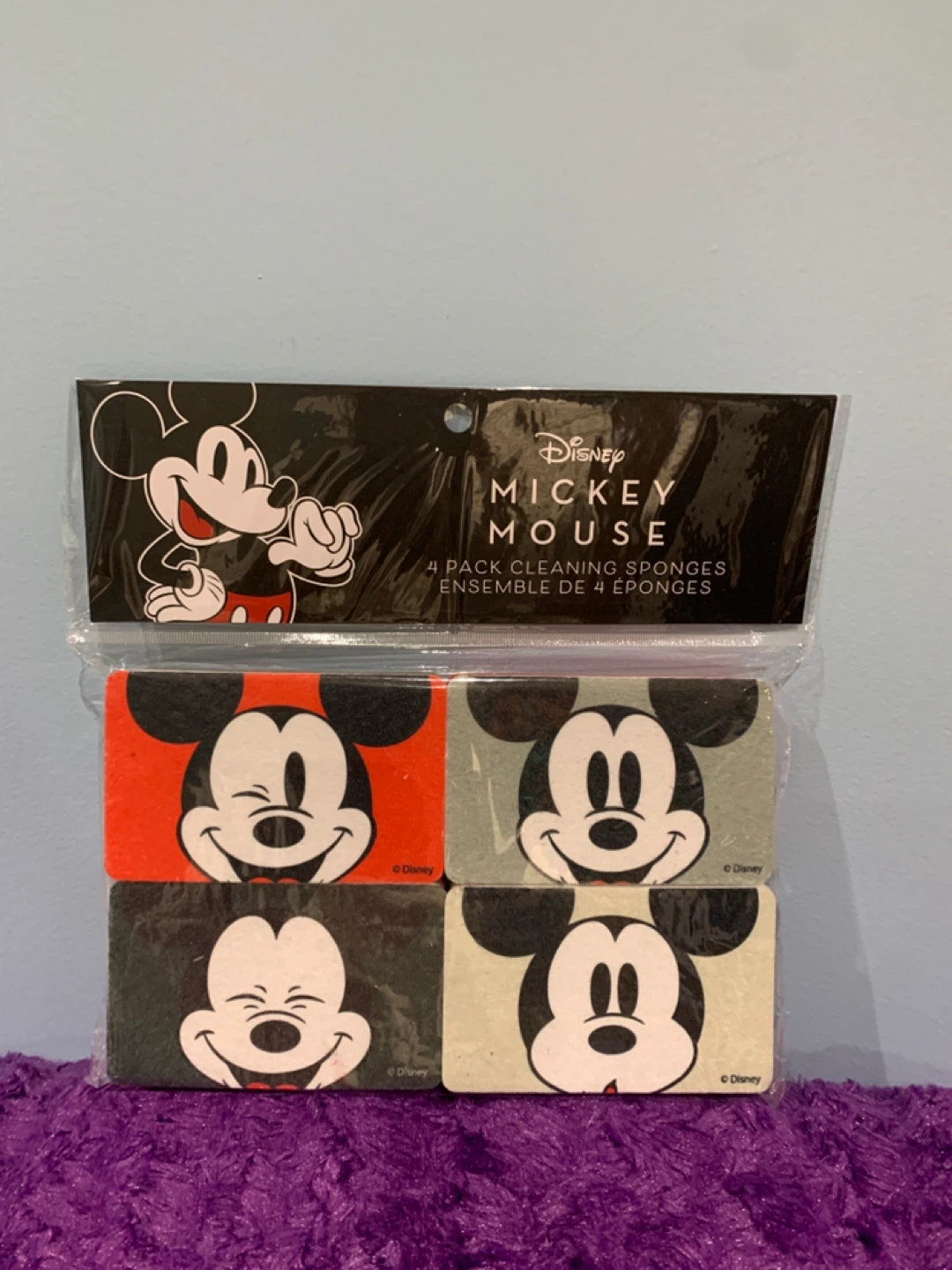 Disney Mickey Mouse Cleaning Sponges - 4 Pack