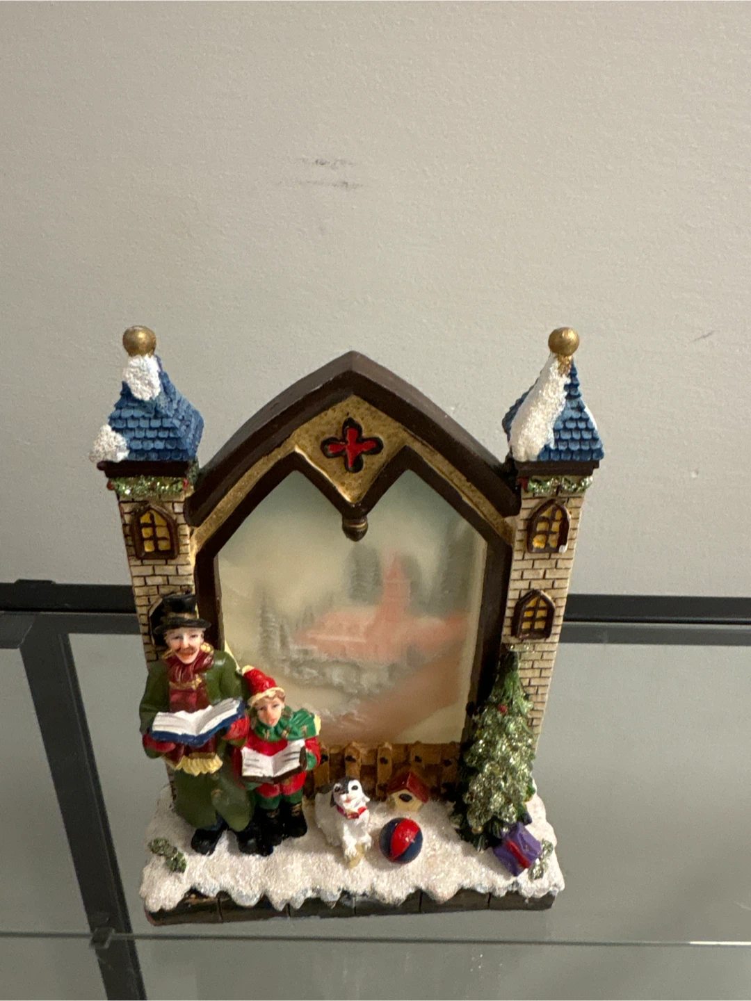 Christmas Church Tea Light Candle Holder - photo 3
