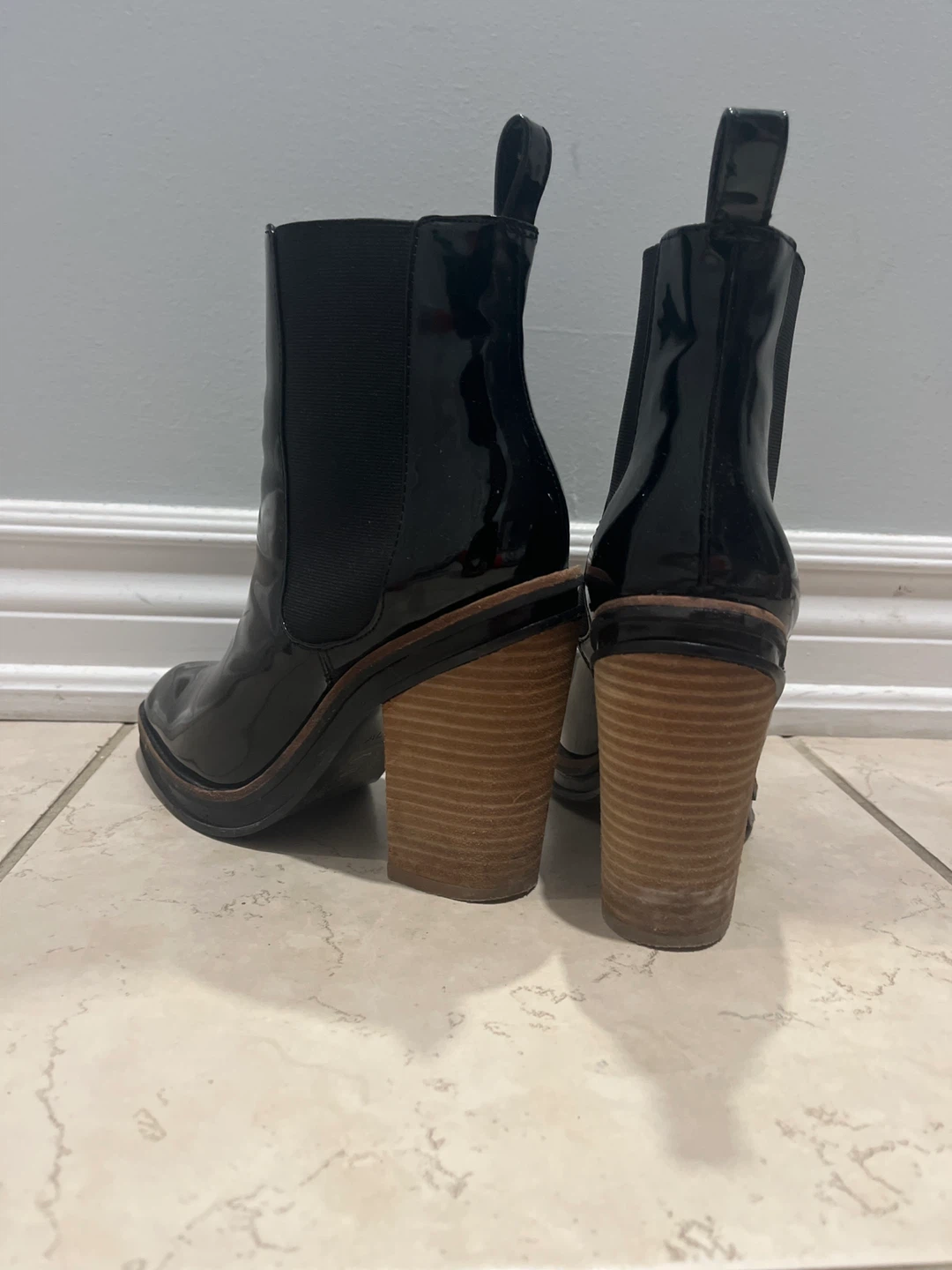 Black Heeled Ankle Boots - photo 2