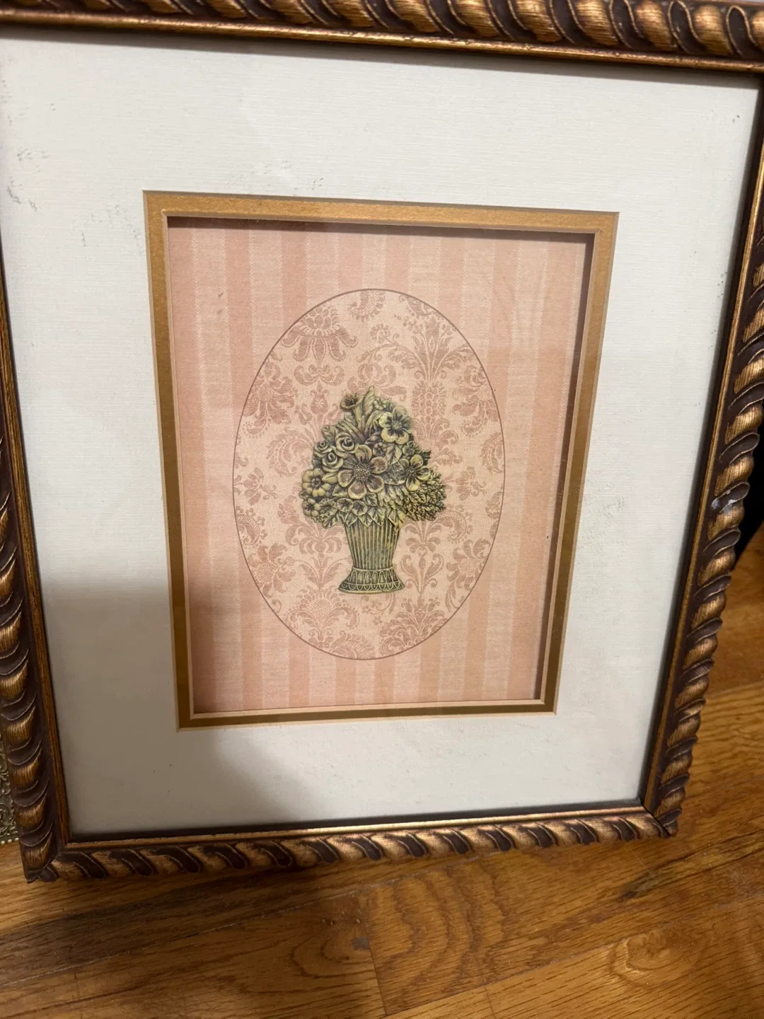 Vintage Framed Floral Print