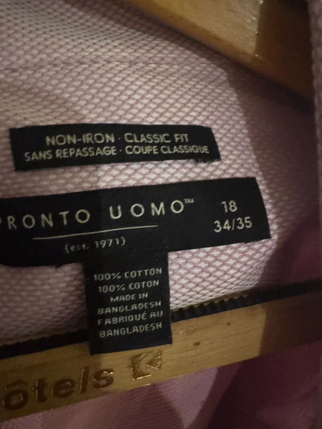 Pronto Uomo Classic Fit Dress Shirt - Size 18 image indicator(2)