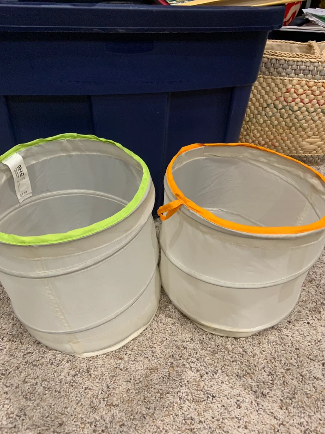 IKEA Fabric Collapsible Toy Basket