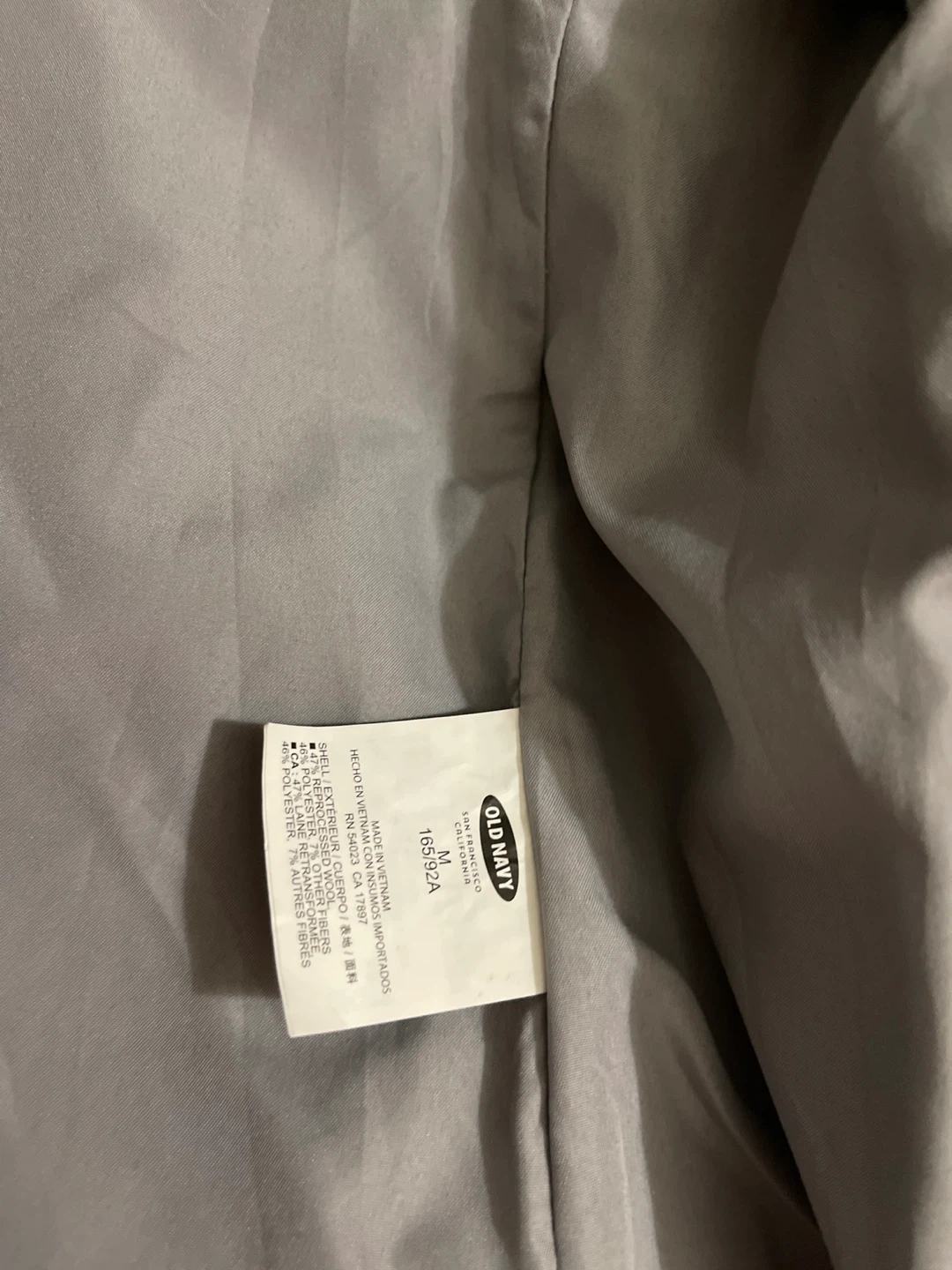 Old Navy Grey Coat - Size M - photo 3