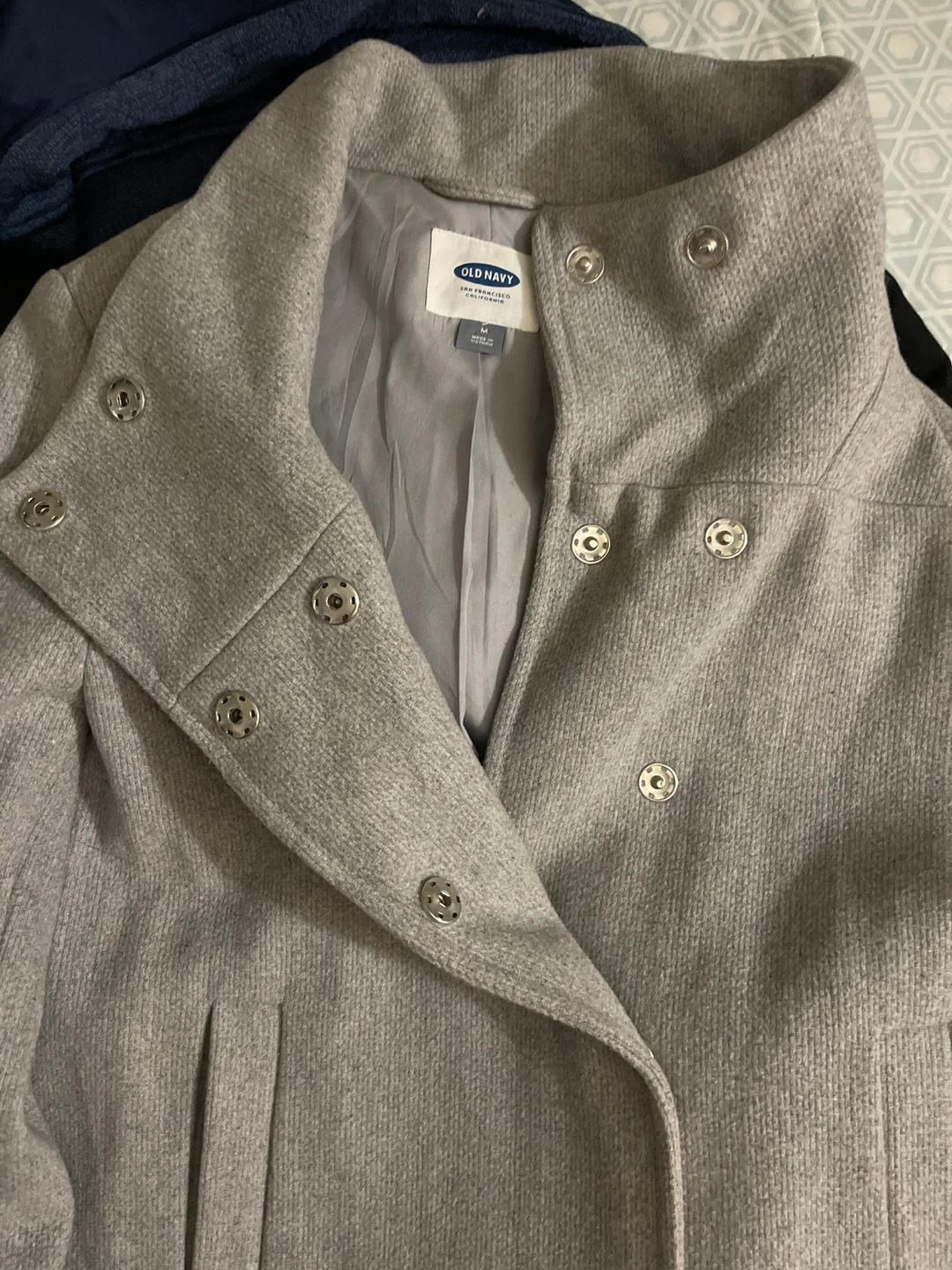 Old Navy Grey Coat - Size M - photo 2
