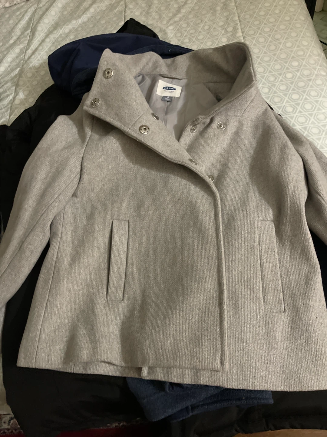 Old Navy Grey Coat - Size M - photo 5