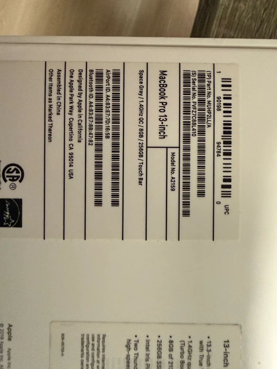 MacBook Pro 13-inch 2019 - price negotiable image indicator(8)