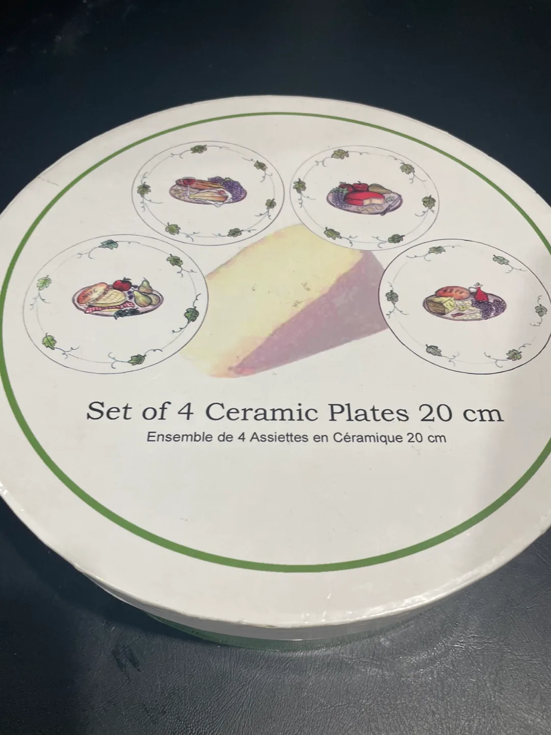 Set of 4 Ceramic Plates - 20 cm image indicator(4)
