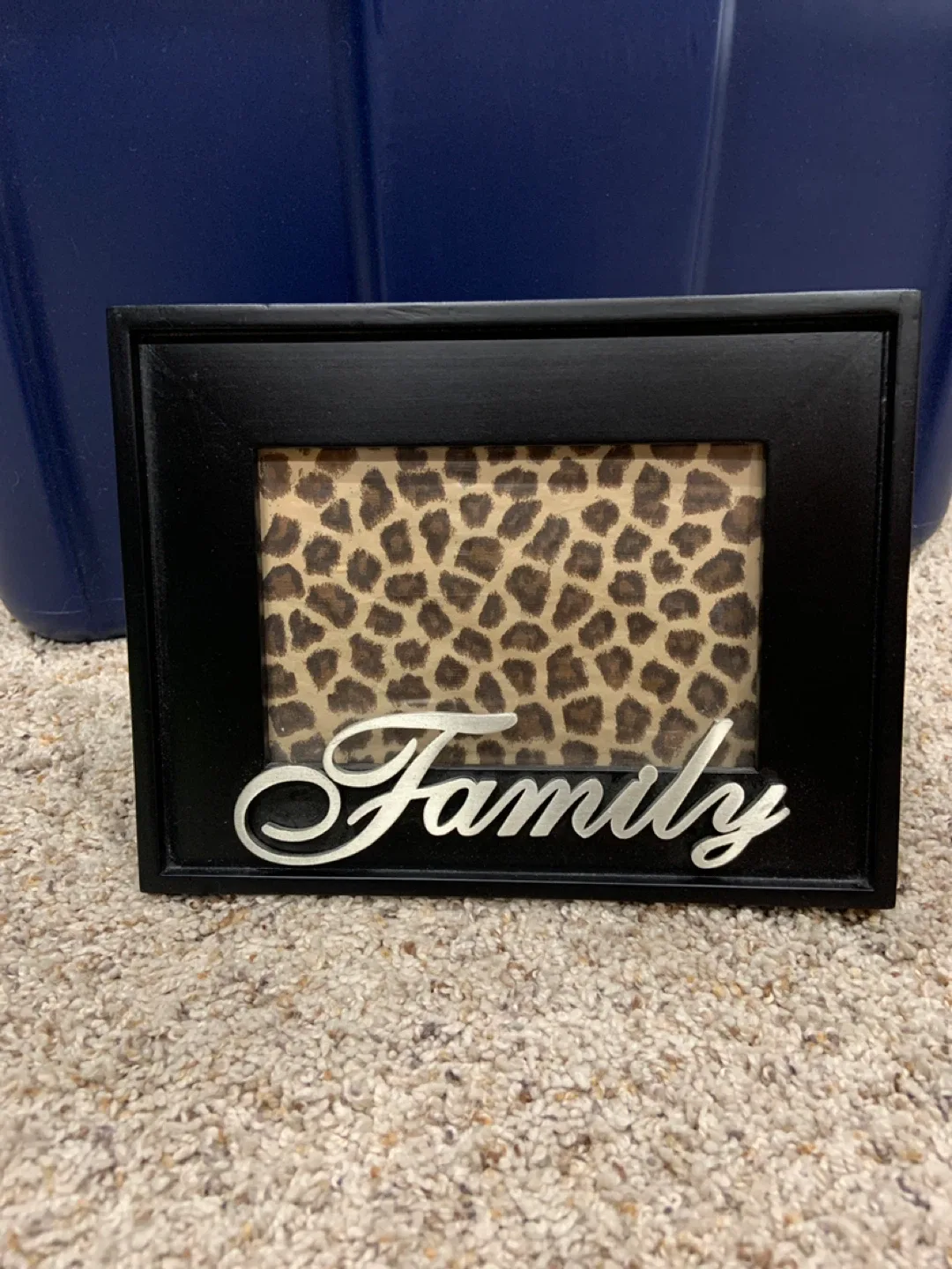 Black 'Family' Picture Frame