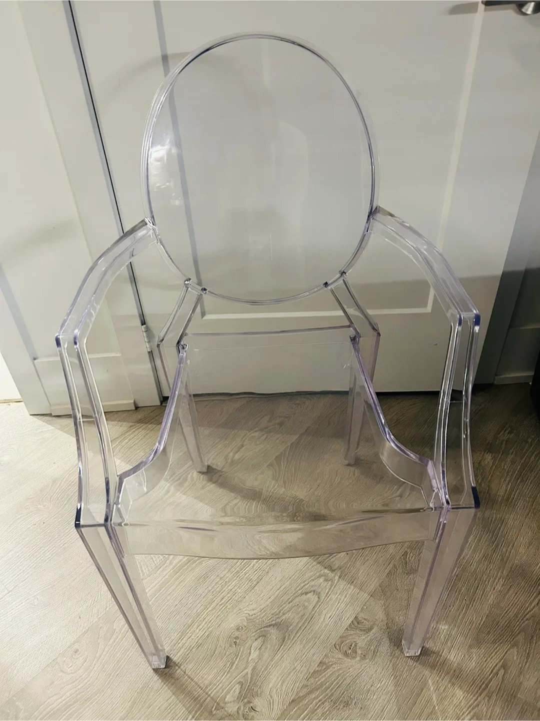 Set of 2 Clear Acrylic Ghost Chairs image indicator(2)