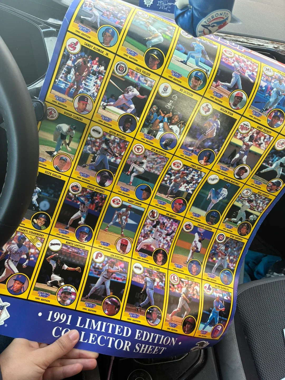 1991 Starting Lineup Collector Sheet - Limited Edition image indicator(3)