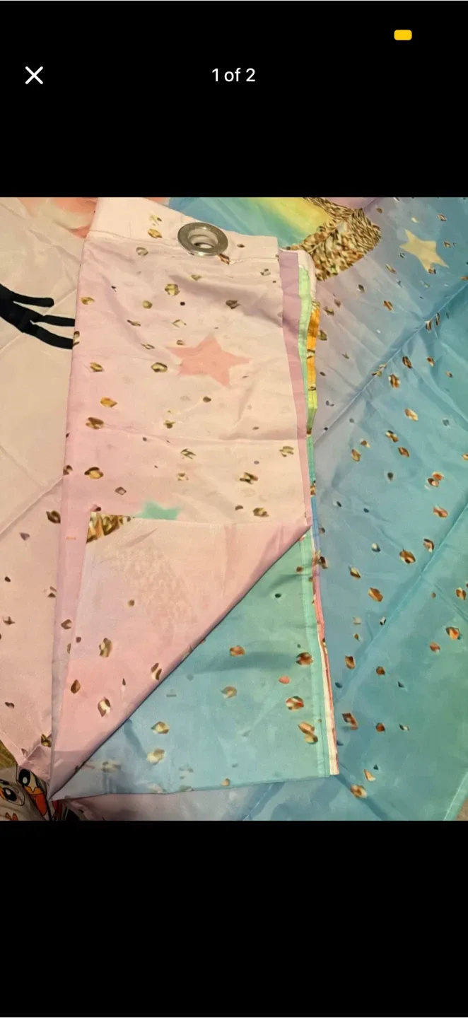 Unicorn Curtain - Kids Decor