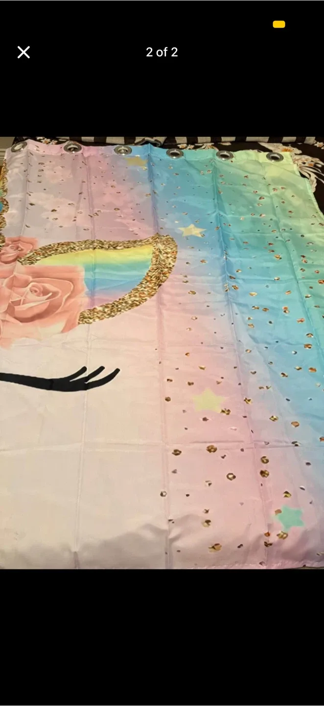 Unicorn Curtain - Kids Decor image indicator(2)