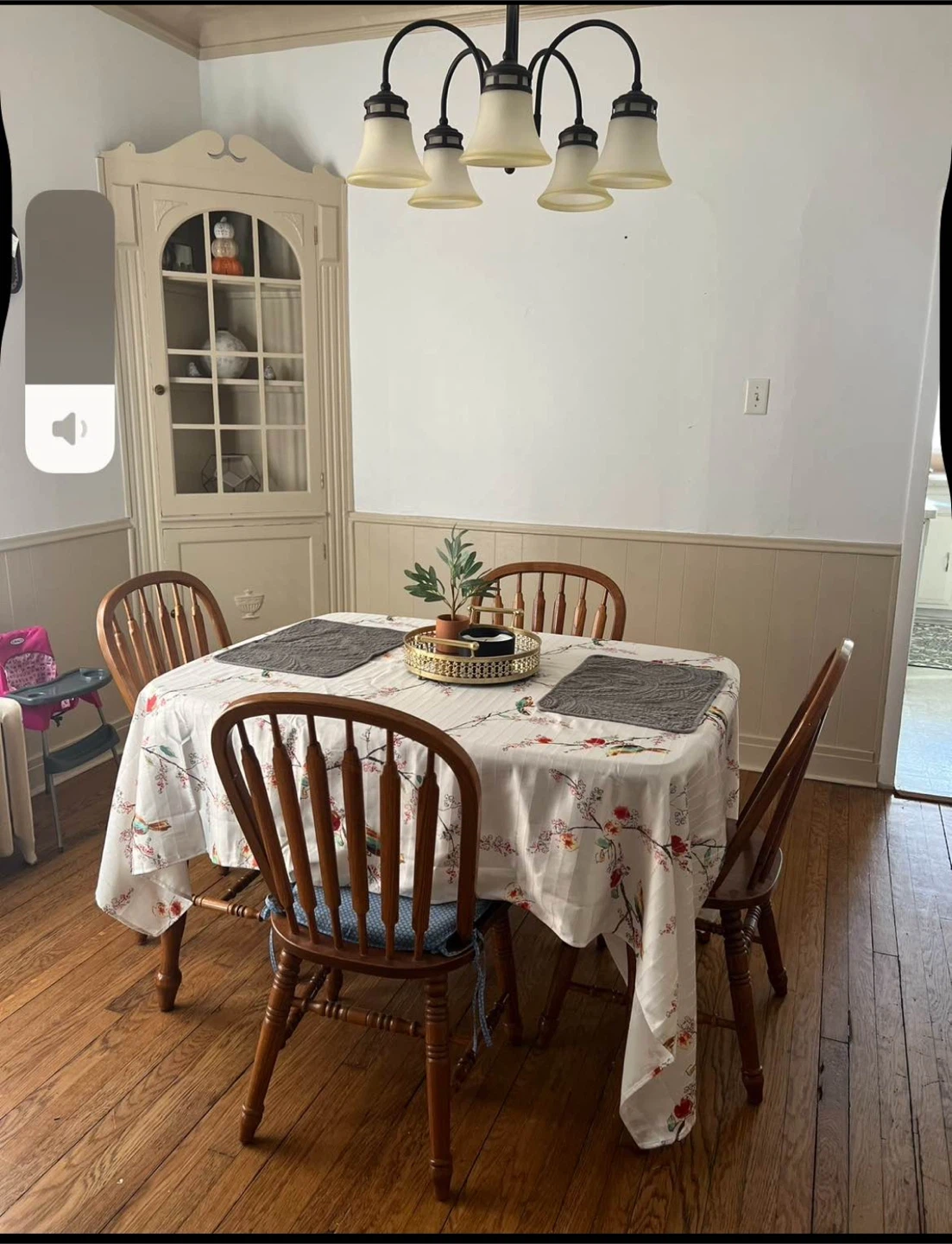 Wooden Dining Table with 4 Chairs - photo 4