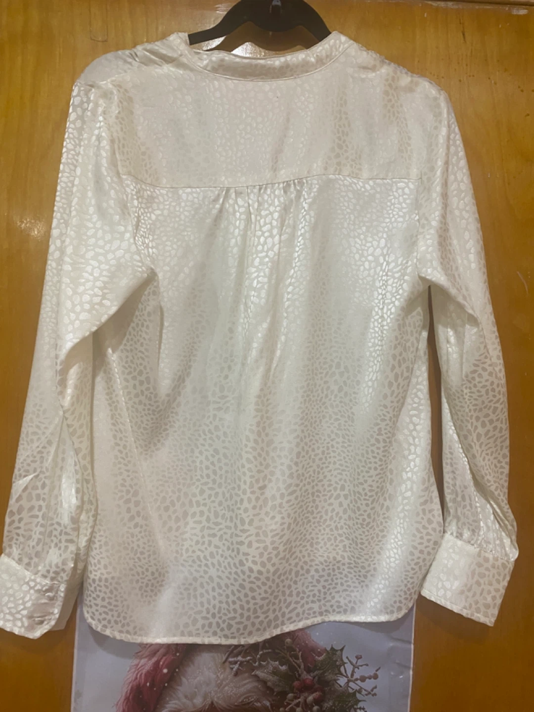 Ecru colored career blouse size m - photo 5