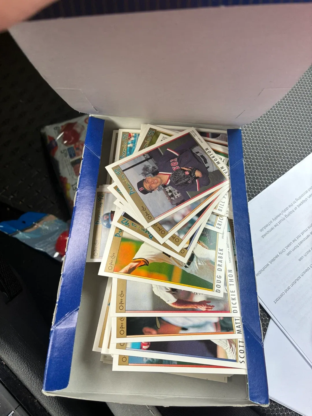 1992 O-Pee-Chee Premier Baseball Cards Box image indicator(2)