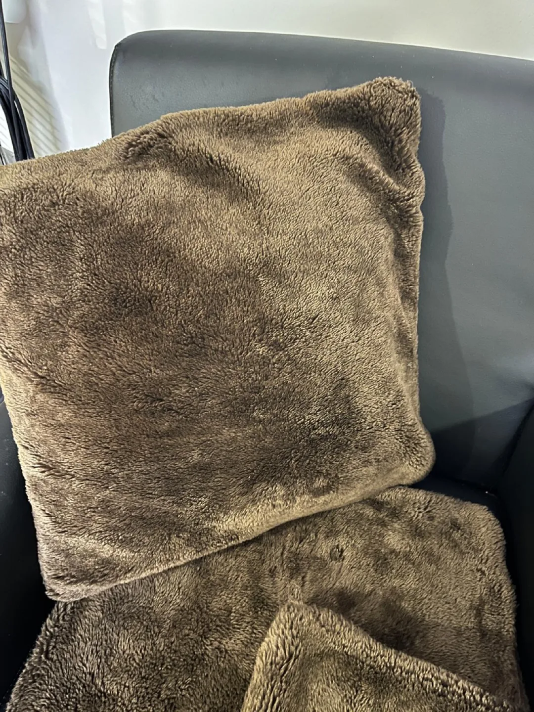 Set of Two Fuzzy Pillow