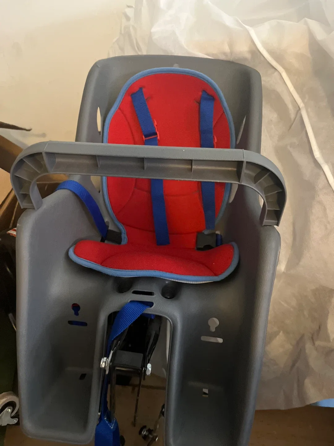 Bike Child Seat - Red & Grey thumbnail