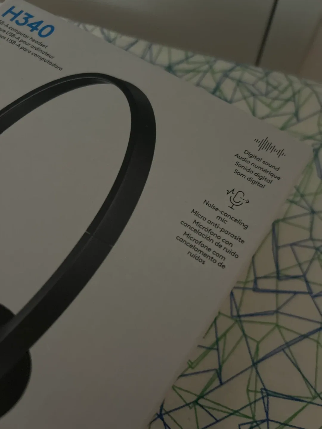 Logitech H340 USB Computer Headset - New image indicator(2)