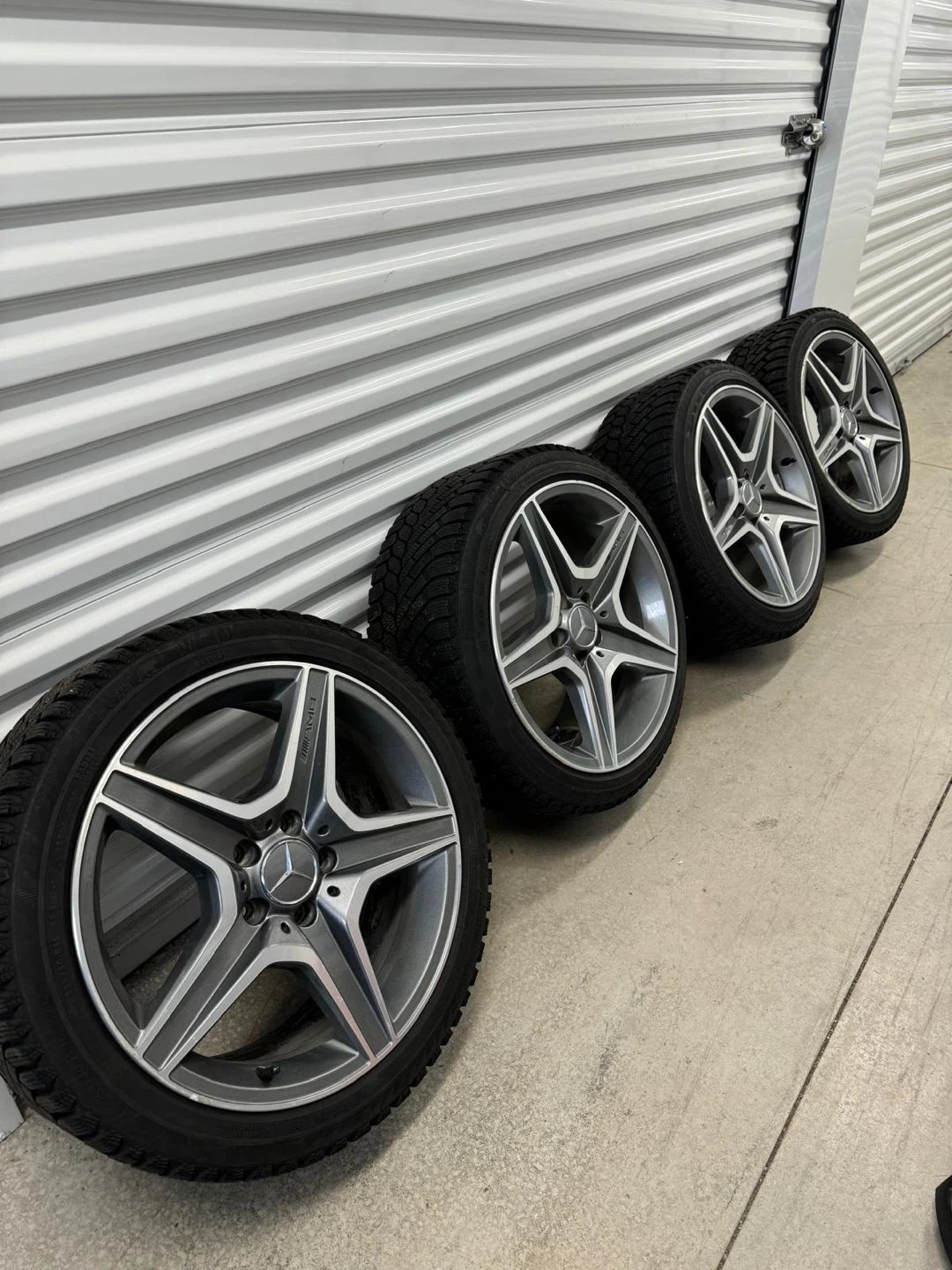 Mercedes AMG Rims and Winter Tires - Set of 4