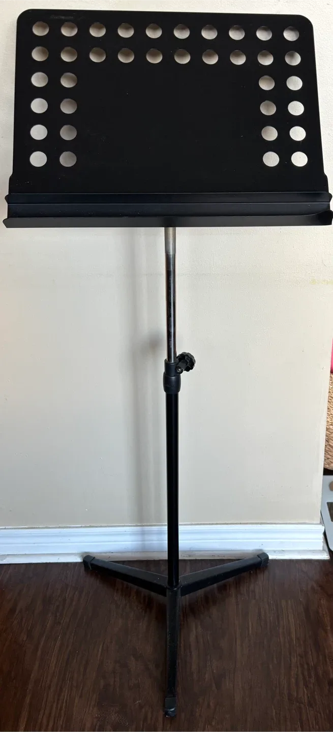 Black Metal Music Stand image indicator(2)