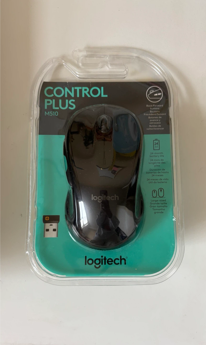 New Logitech Control Plus M510 Wireless Mouse