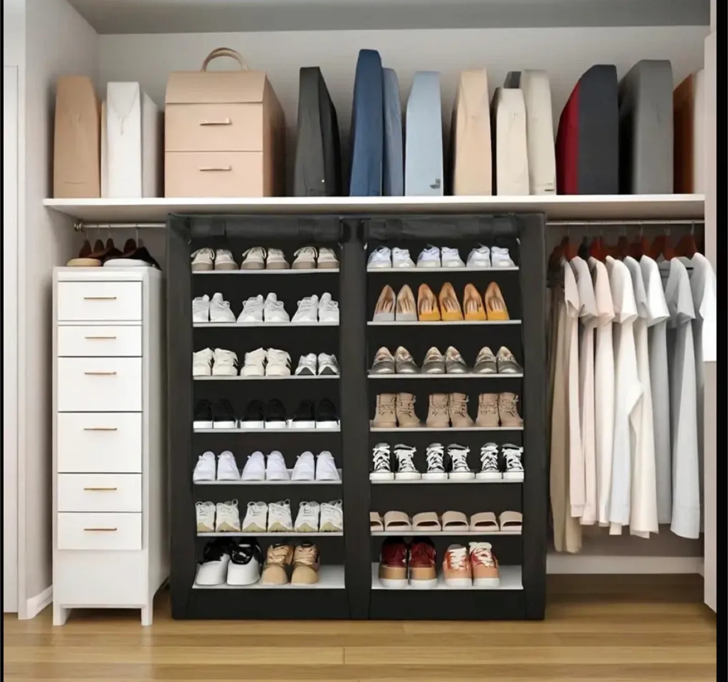 Double row Shoe Rack Organizer (Brand new in box) image indicator(4)