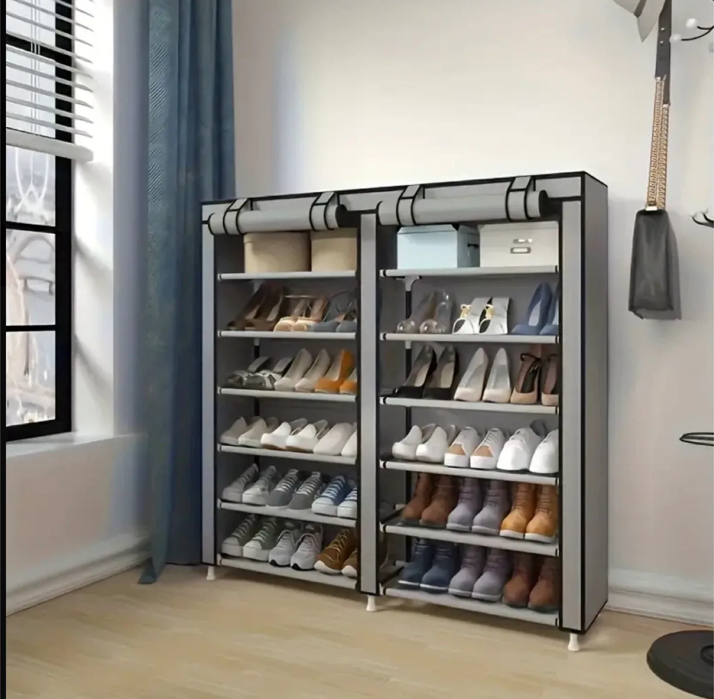 Double row Shoe Rack Organizer (Brand new in box) image indicator(3)