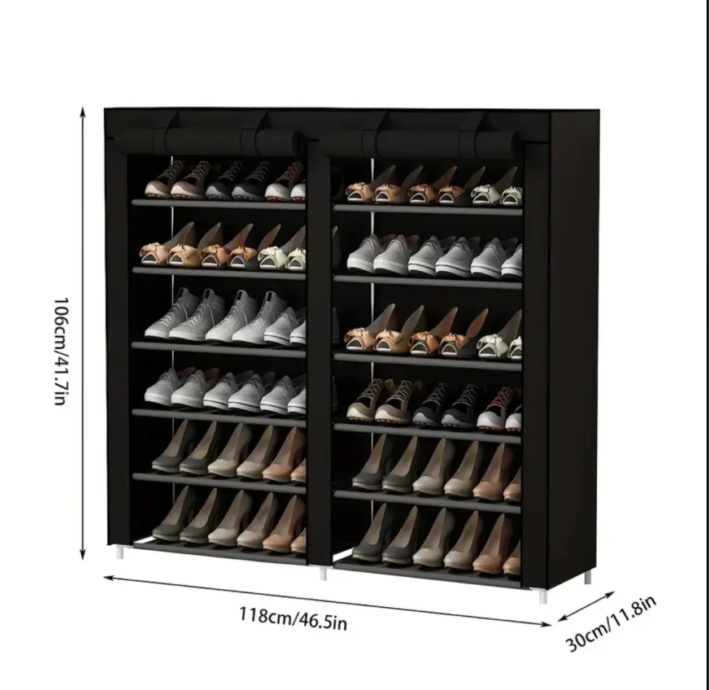 Double row Shoe Rack Organizer (Brand new in box) image indicator(5)