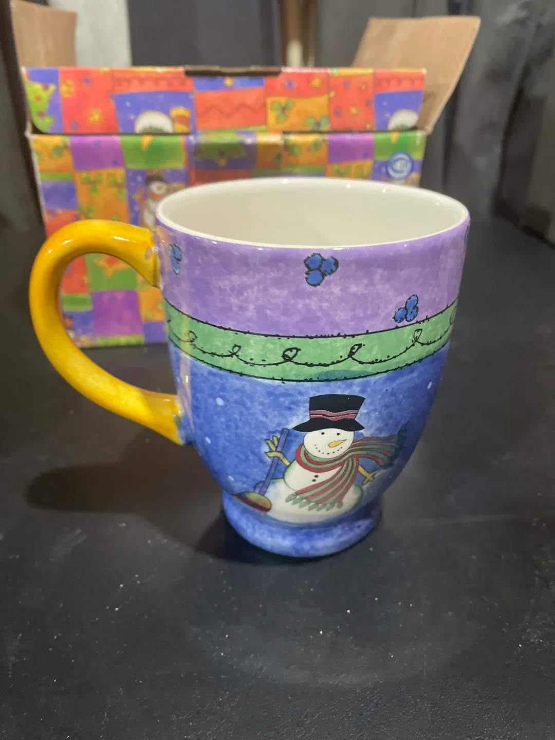 Set of 4 Snowman Christmas Mugs with Box image indicator(2)