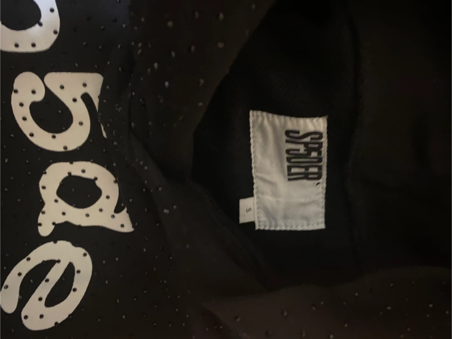 SP5DER Black Hoodie - Size S - photo 2