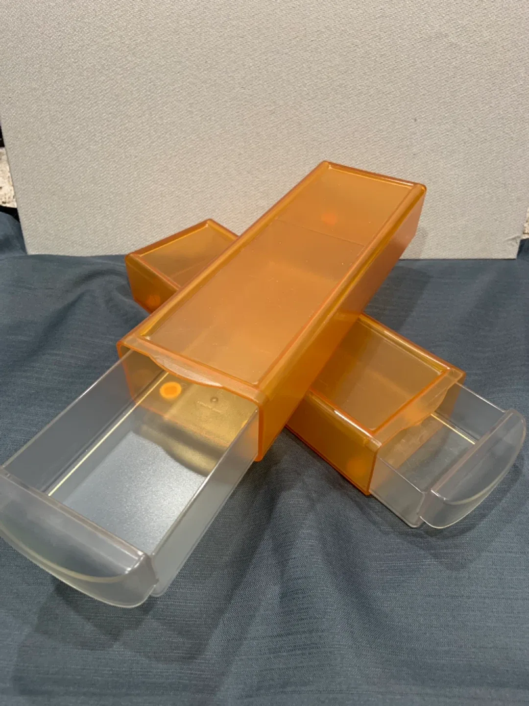 Vintage Tupperware Modular Office Storage Drawers image indicator(3)