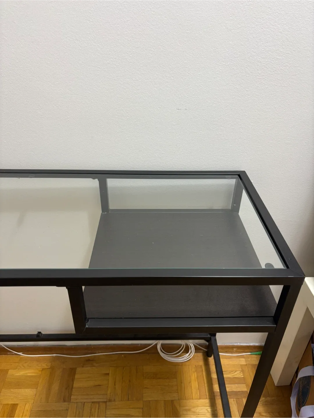 Black Glass Top Hall Table image indicator(3)