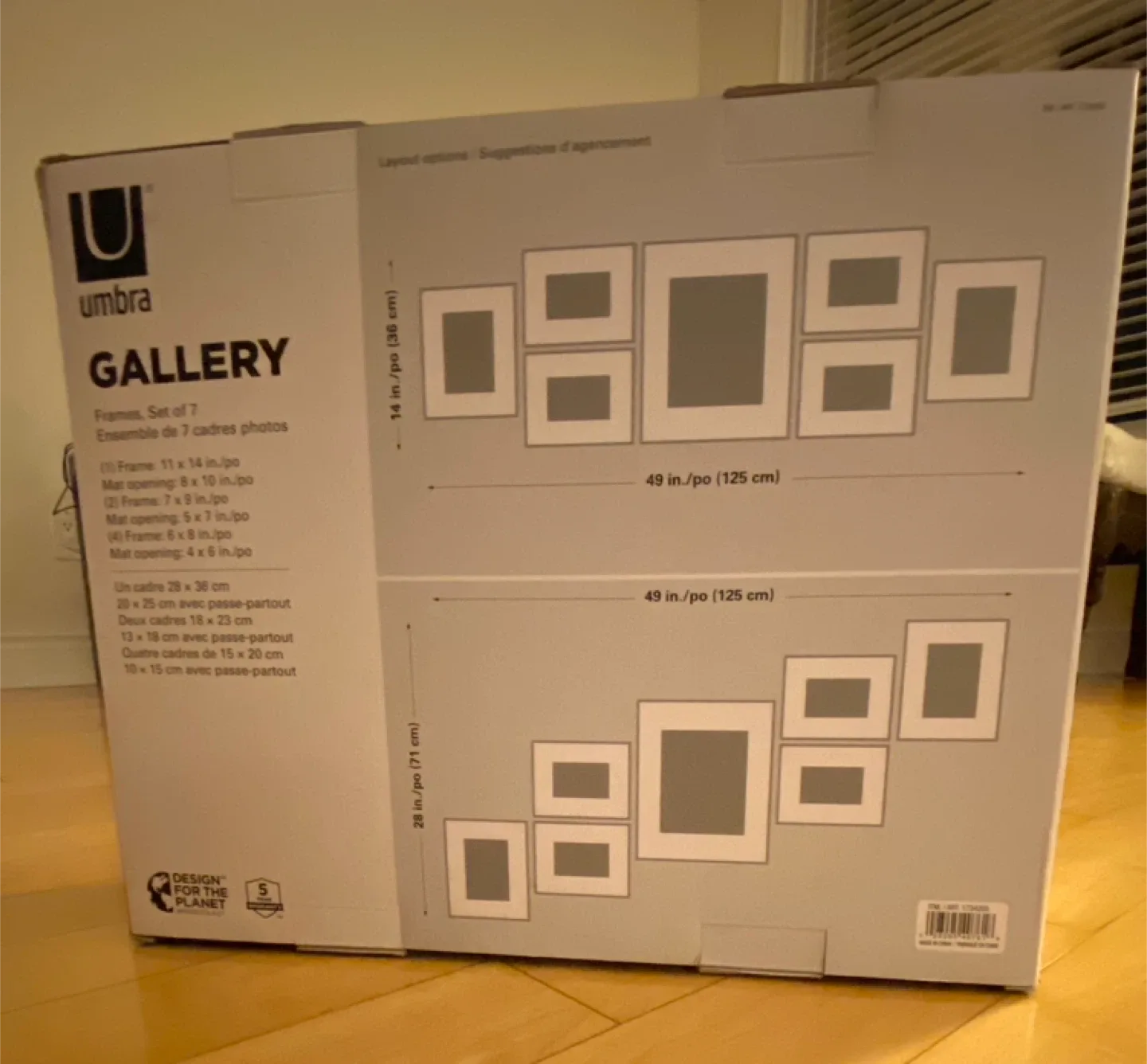 Umbra Gallery Frames, Set of 7, Black image indicator(2)