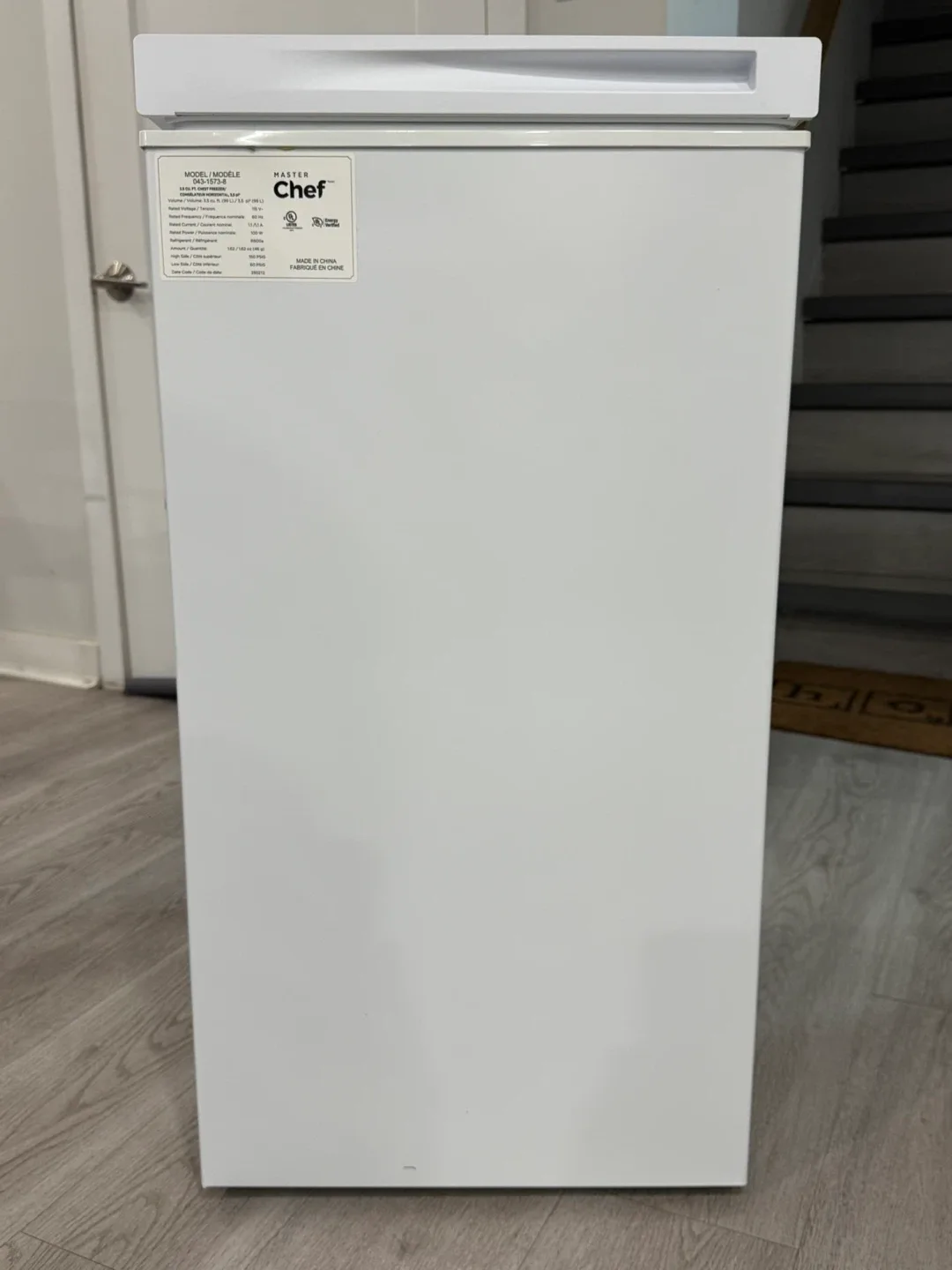 Master Chef Chest Freezer - White image indicator(3)