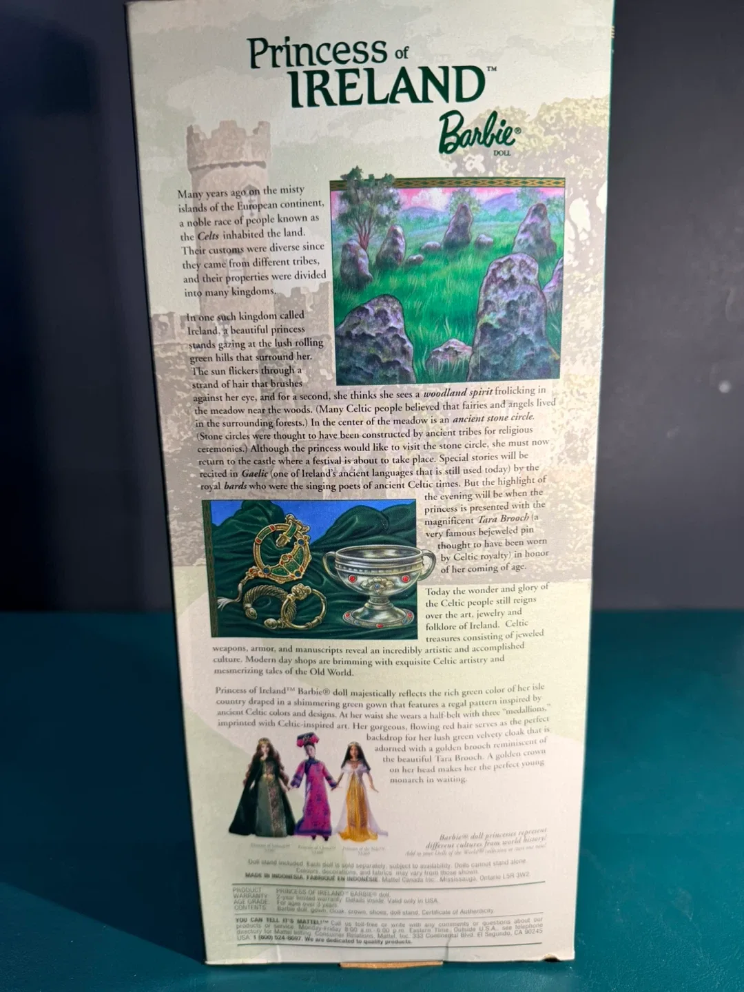 New Barbie Princess of Ireland Doll image indicator(3)