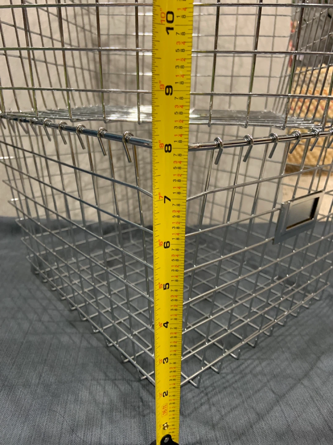 Set of 3 Wire Storage Baskets - photo 4