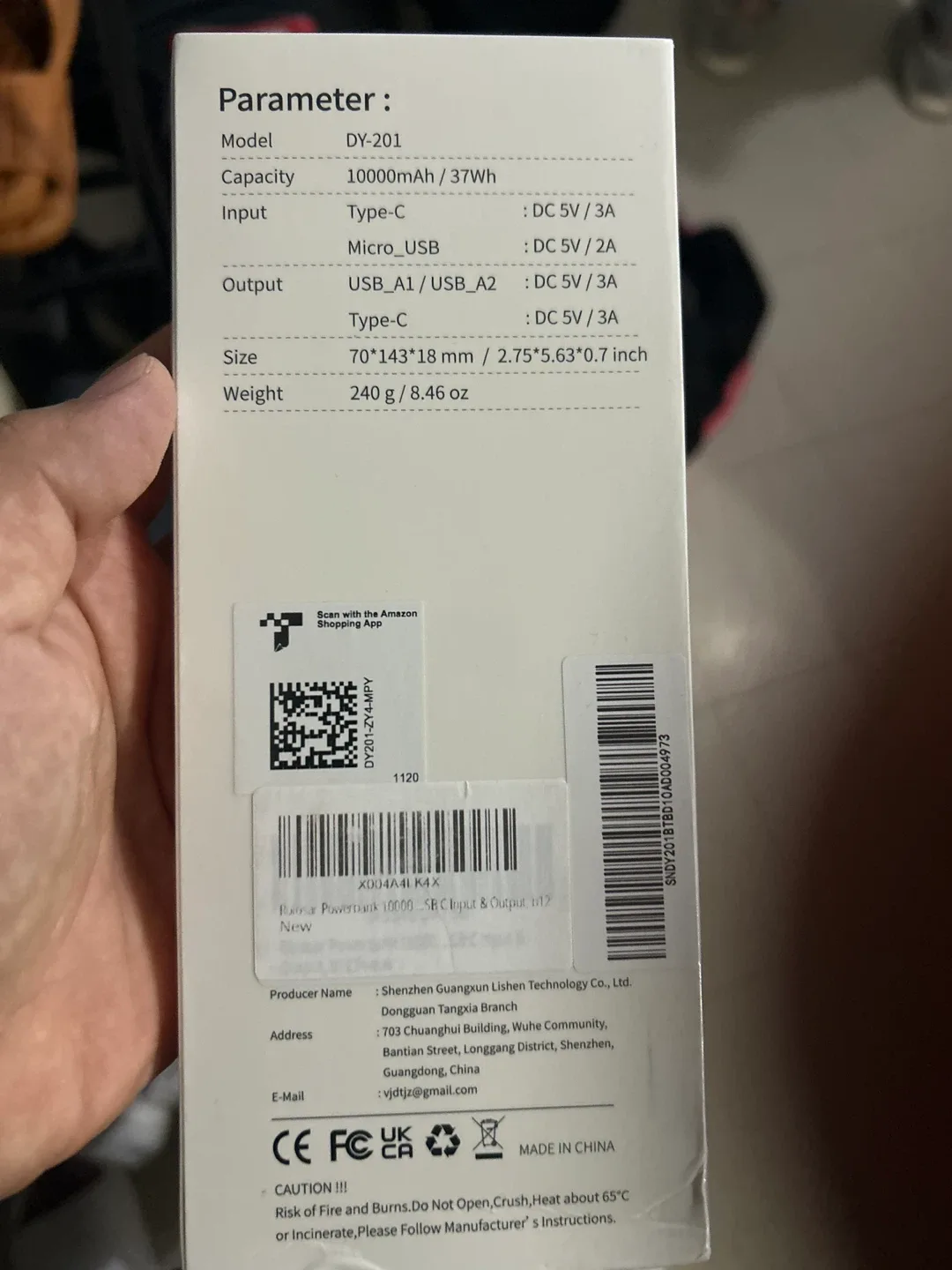 Rolosar DY-201 Power Bank - New image indicator(2)