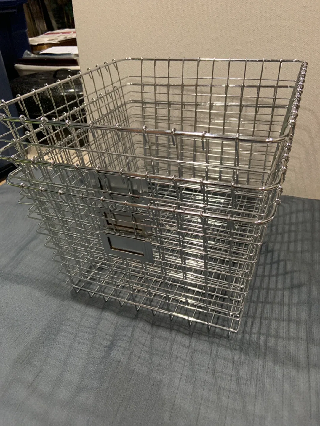 Set of 3 Wire Storage Baskets image indicator(7)