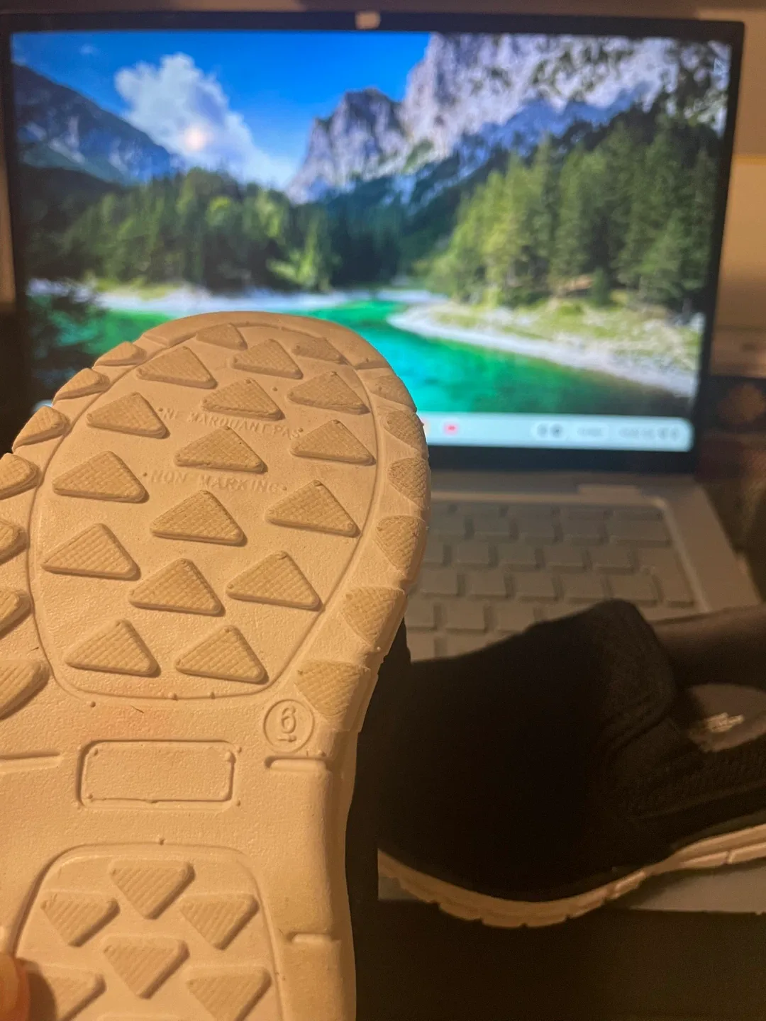 Athletic Works Kids' Black Slip-On Shoes - Size 6 image indicator(2)