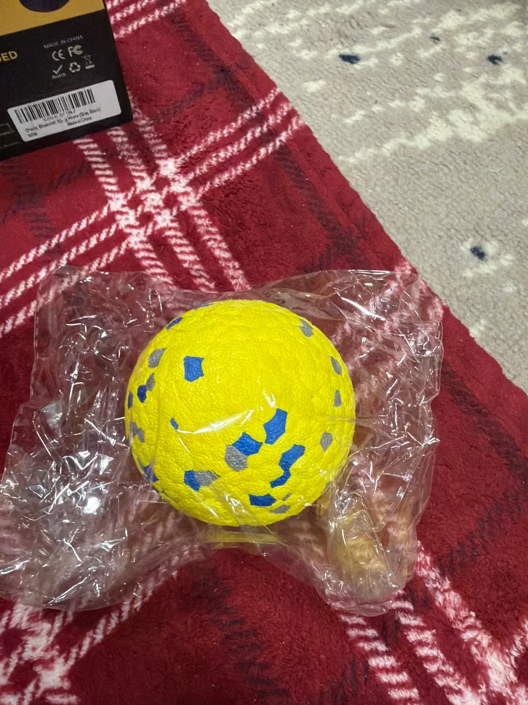 Dog Toy Fetch Ball - Yellow