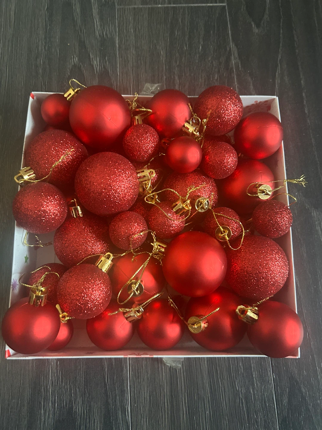 Christmas Ornaments - Silver, Gold, and Red - photo 2