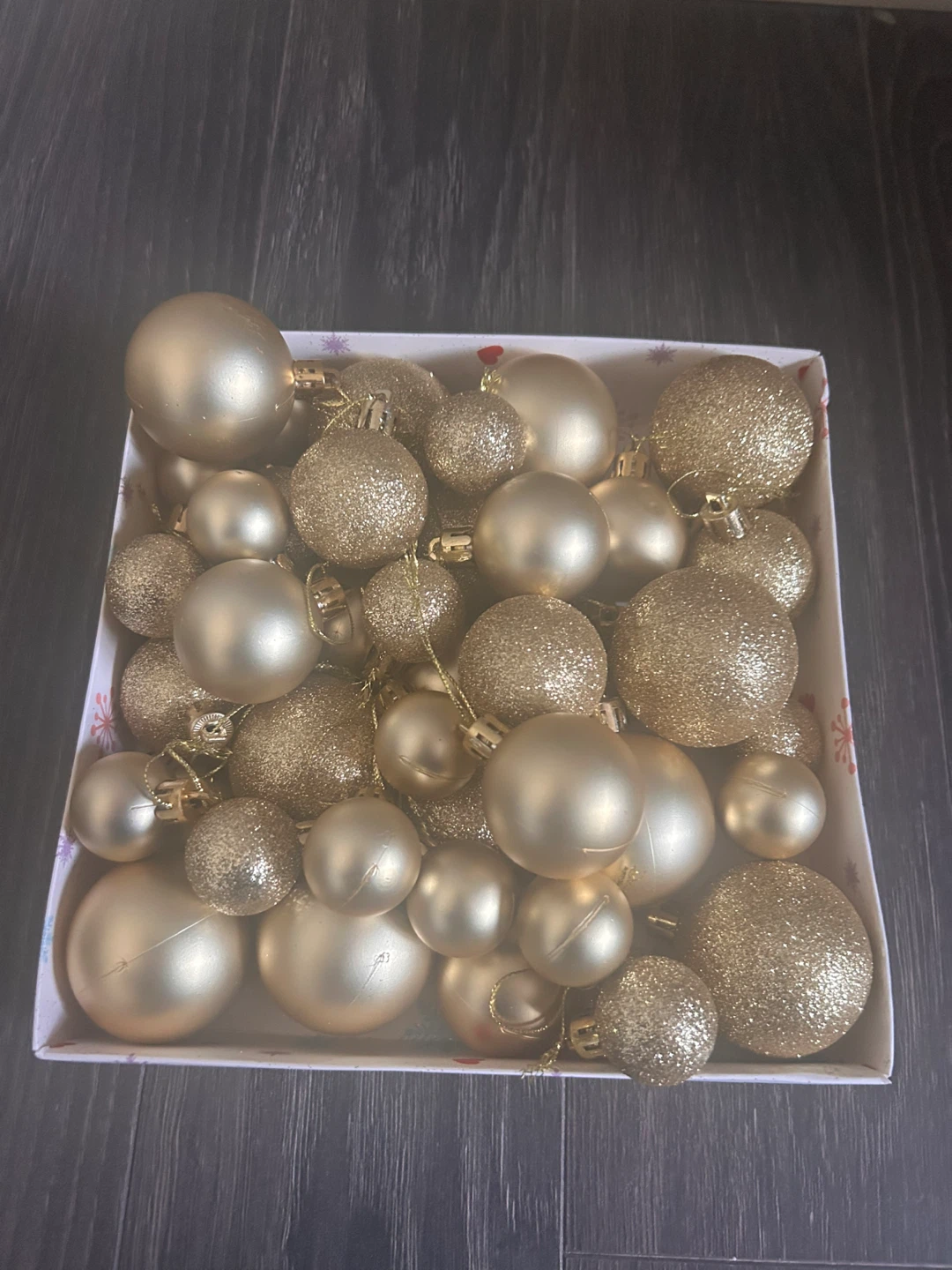 Christmas Ornaments - Silver, Gold, and Red - photo 3
