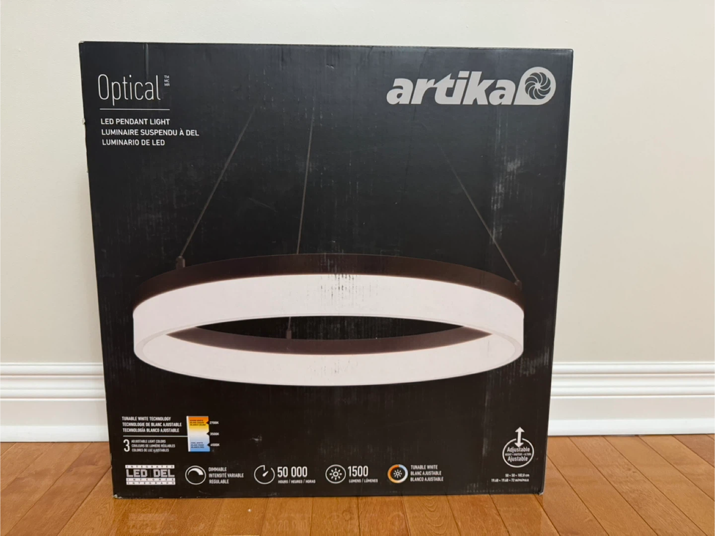 Artika Optical LED Pendant Light - New in Box!