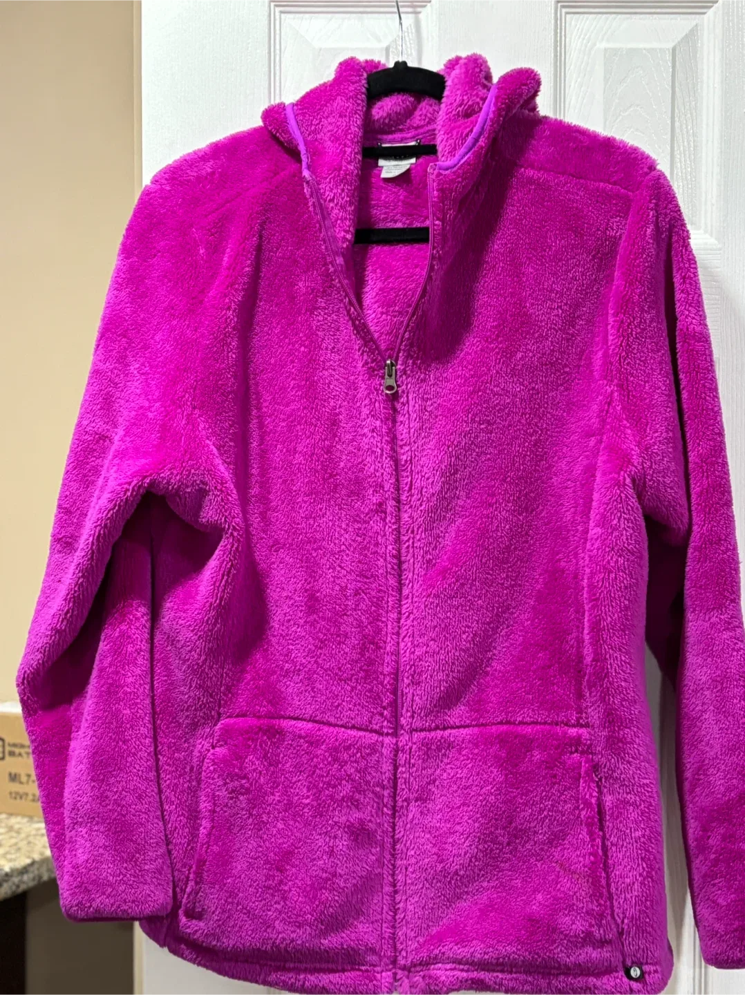 Champion Fuzzy Fleece Hoodie - XL