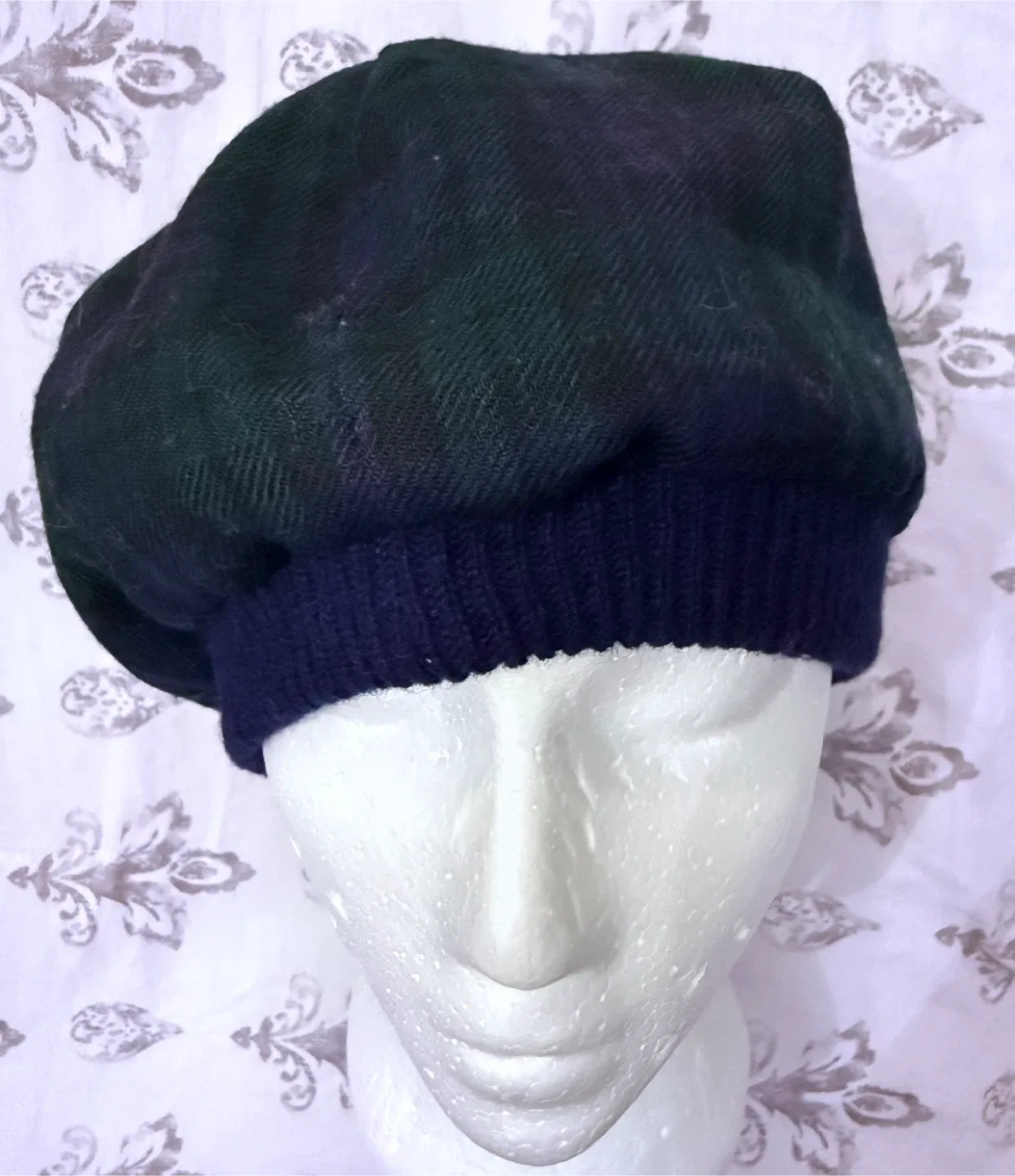 Tammy Hat Tam O' Shanter Black Watch Modern Tartan Lambswool image indicator(4)