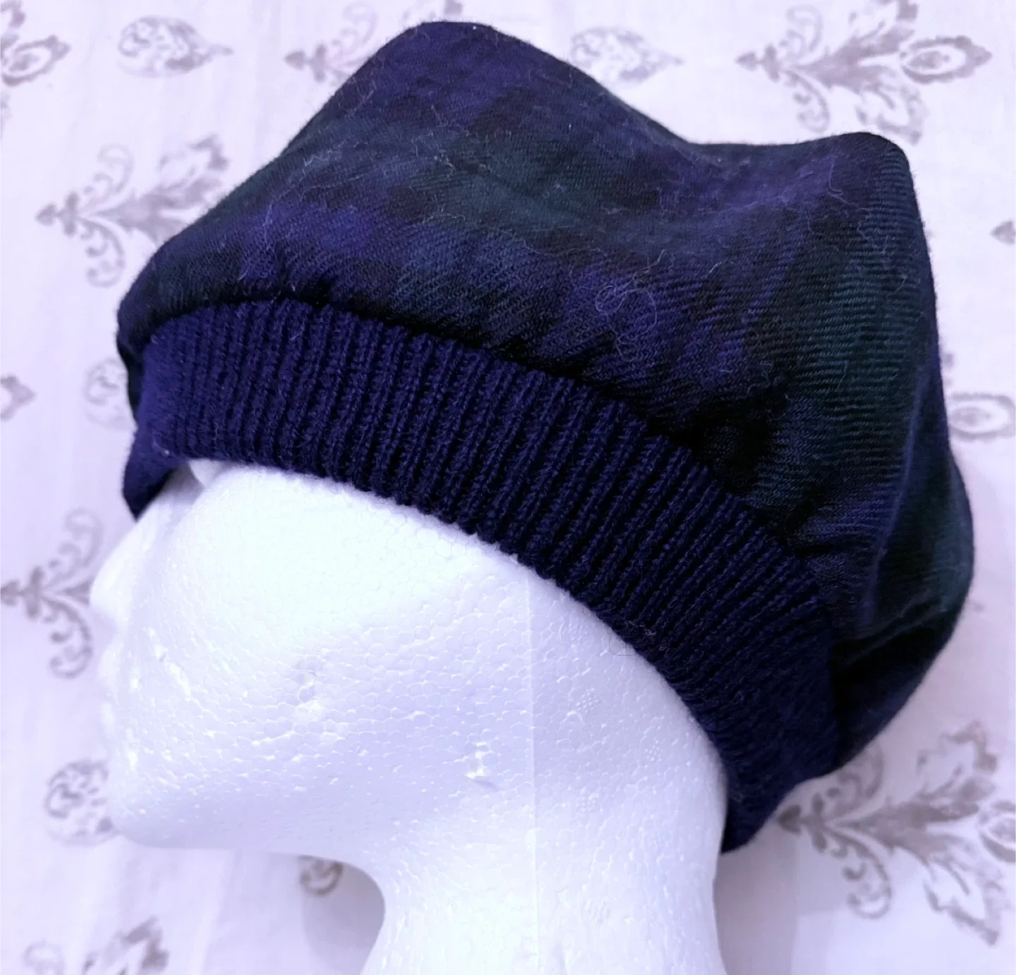 Tammy Hat Tam O' Shanter Black Watch Modern Tartan Lambswool image indicator(5)