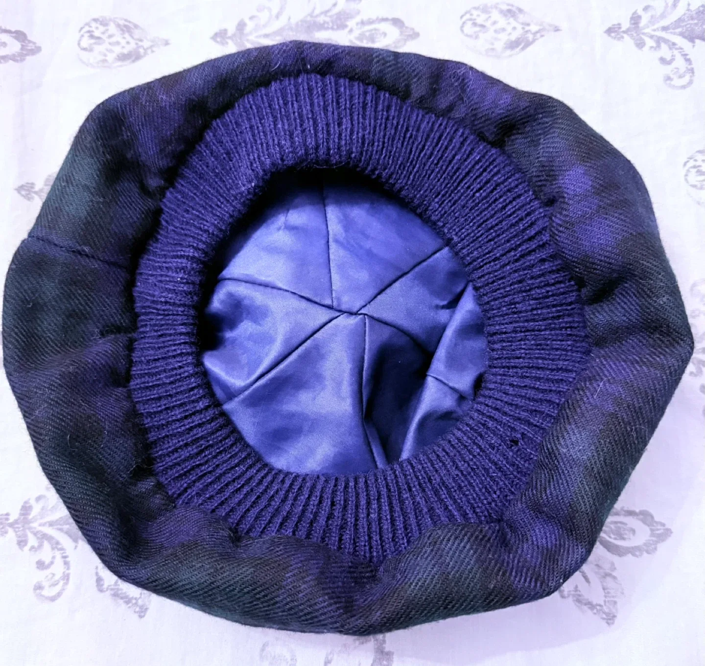 Tammy Hat Tam O' Shanter Black Watch Modern Tartan Lambswool image indicator(6)